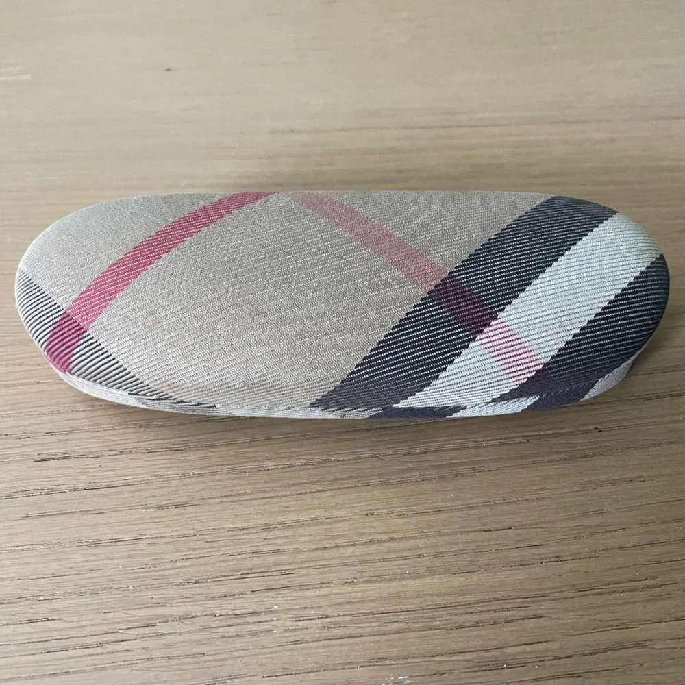 BURBERRY NOVA CHECK FABRIC EYEGLASS CASE